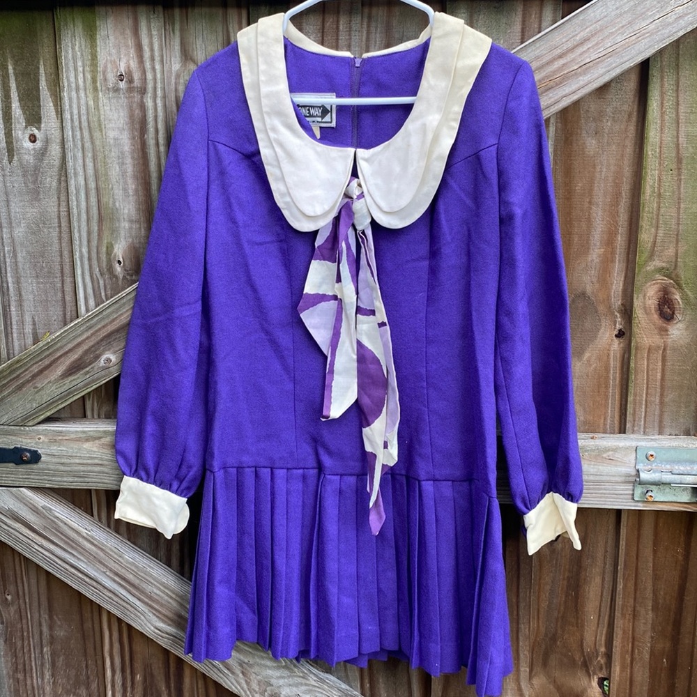 1960s Pleated Dress